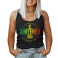 Junenth Is My Independence Day Afro Junenth Women Tank Top