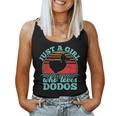 Just A Girl Who Loves Dodos Vintage 80S Style Women Women Tank Top