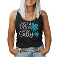 Just A Little Bit Salty Hawaiian Sea Turtle Women Tank Top