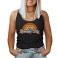 Kansas City Missouri Mo Vintage Rainbow Retro 70S Women Tank Top