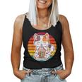 Kawaii Cat Boba Tea Bubble Anime Japanese Neko Girls Ns Women Tank Top