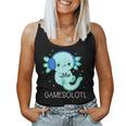 Kawaii Gamesolotl Axolotl Gamer Anime Boys Girls Women Tank Top