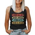 I Keep All My Dad Jokes In A Dad-A-Base Vintage Fathers Day Women Tank Top
