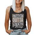 Leopard Straight Outta Patience Momlife Mom Mother Women Tank Top