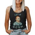 Let It Gogh Graphic Vincent Van Pun Artist Women Tank Top