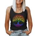 Lgbt Pride Month Tree Life Rainbow Gay Lesbian Women Tank Top