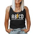 Lightning Pencil Rock'n Roll Abcd Teacher Back To School Kid Women Tank Top