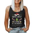 Most Likely To Drink All The Whiskey Family Christmas Women Tank Top