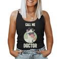 Llámame Doctor Phd Llama Llama Graduación Doctor Camiseta sin mangas para mujer