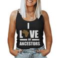 I Love My Ancestors Kente Pattern African Style Women Tank Top