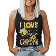 I Love Being A Grandma Sunflower Bee Lover Mother's Day Cute Women Tank Top