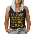 I Love One Woman And Several Cars On Back Women Tank Top