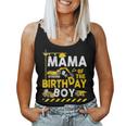 Mama Of The Birthday Boy Construction Worker Bday Party Women Tank Top