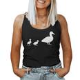 Mama Duck 2 Ducklings Animal Family Women Tank Top