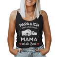 Mama Ist Die Beste Papa Ich Einig Für Muttertag Weihnachten Tank Top Frauen