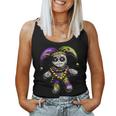 Mardi Gras Witch Doctor Goth Voodoo Doll Costume Women Tank Top
