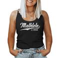 Mathlete 314159 Math Pi Day Mathematics Teacher Geek Nerd Women Tank Top