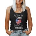 Mein Herz Für Trump Usa-Wahl 2024 Geschenk Für Papa Mama Schwester Bruder Tank Top Frauen