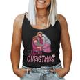 Merry Christmas Christian Pink Nativity Christmas Jesus Women Tank Top