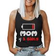 Mom Of 2 Girls 2 Daughters Mommy Of Two Girls Mother Women Tank Top