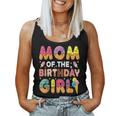 Mom Of The Birthday Bday Girl Ice Cream Birthday Party Women Tank Top