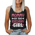 Mommy Of The Birthday Girl Dog Paw Birthday Party Women Tank Top
