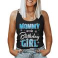 Mommy Of The Birthday Girl Family Snowflakes Winter Party Women Tank Top