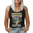 Monster Truck Sister Monster Truck Are My Jam Truck Lovers Women Tank Top
