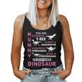 Mummy Strong Trex Dinosaur Mum Son Daughter Mother's Day Women Tank Top