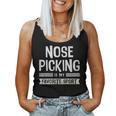 Nose Picking Is My Favorite Sport Sarcastic Humor Women Tank Top