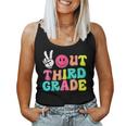 Peace Out 3Rd Grade Graduation Class 2024 Last Day Of School Women Tank Top