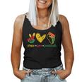 Peace Love Junenth Black Pride Freedom 4Th Of July Womens Women Tank Top