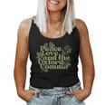 Peace Love And The Oxford Comma Women Women Tank Top