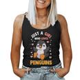 Penguin For Girls Just A Girl Who Loves Penguins Women Tank Top