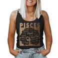 Pisces Girl African American Melanin Birthday Women Tank Top