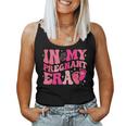 In My Pregnant Era Pregnancy New Mom Groovy Mother's Day Women Tank Top