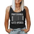 Professional Gate Opener Farm Girls Sarcasm Women Tank Top