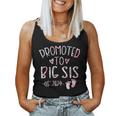 Promoted To Big Sis Est 2024 Sister Pregnancy Announcement Women Tank Top
