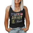 Proud Army Mom With American Flag Veteran Day Women Tank Top