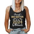 Proud Big Sister Of A Class Of 2024 Graduate For Graduation Women Tank Top