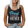 Proud Father Transgender Dad Lgbt Lgbtq Pride Gay Rainbow Women Tank Top
