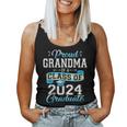 Proud Grandma Of A Class Of 2024 Graduate Senior 2024 Women Tank Top