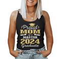 Proud Mom Of 2024 Class Master Graduate Family Graduation Women Tank Top