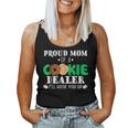 Proud Mom Of A Cookie Dealer Troop Leader Birthday Party Women Tank Top