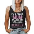 Proud Mum From Daughter Girl Women Women Tank Top