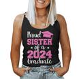 Proud Sister Of A Class Of 2024 Graduate Graduation 2024 Women Tank Top Proud Sister Of A Class Of 2024 Graduate Graduation 2024 Women Tank Top
