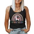 Rainbow Llama Maestra Teacher Spanish Teacher Life Women Tank Top