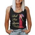Red Hat Queen With Red Dress Women Tank Top