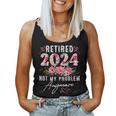 Retired 2024 Retirement For 2024 Floral Women Tank Top