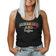 Retro Vintage Coffee Lover Sunshine And Coffee Women Tank Top